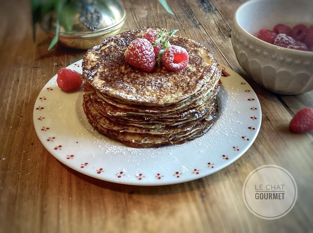 Petites crêpes à la banane et à l'avoine
