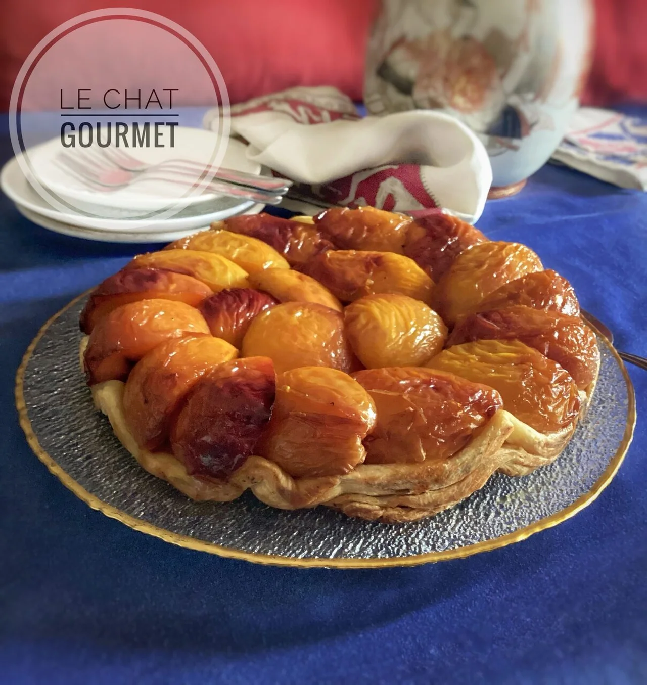 Tarte tatin aux nectarines