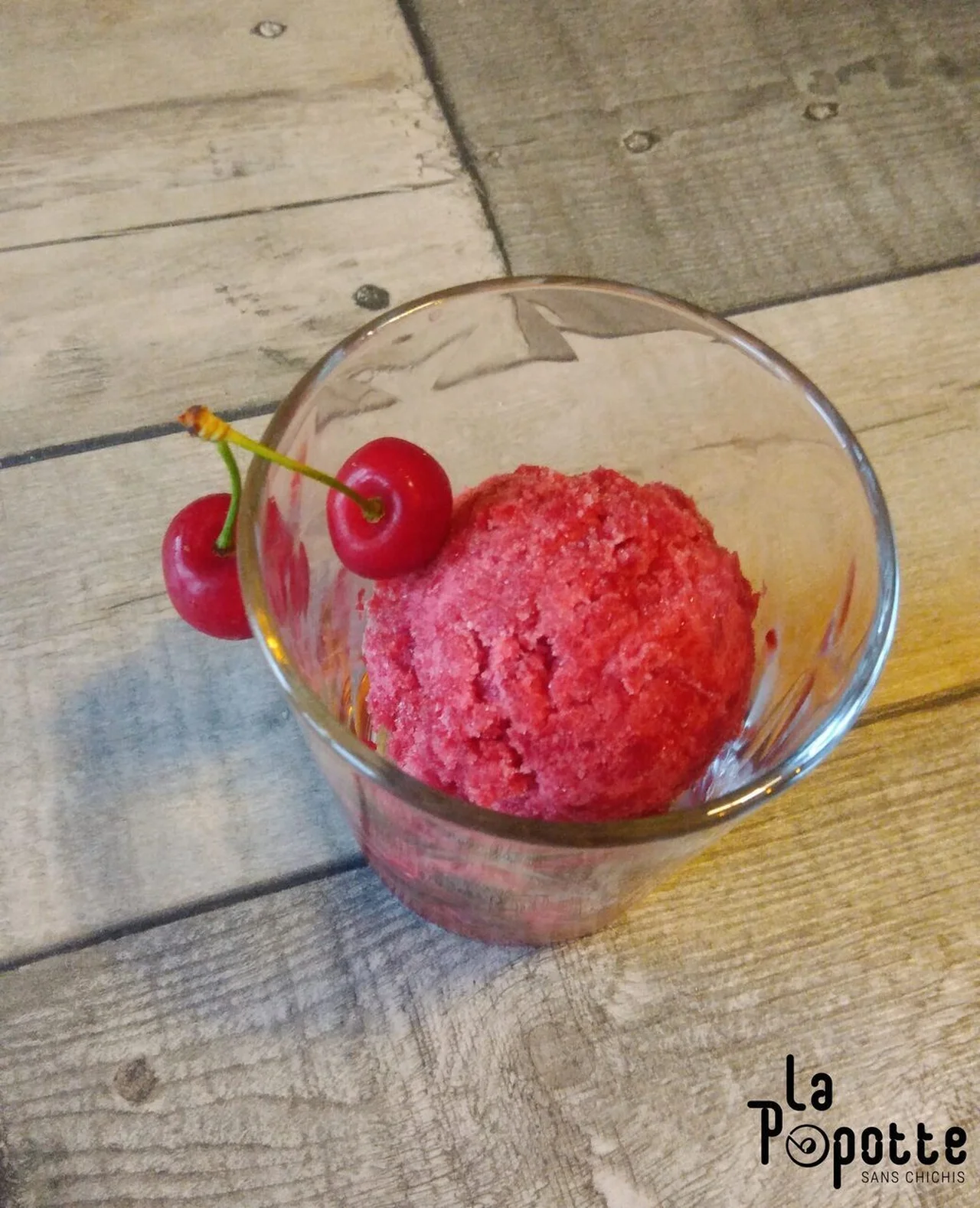Sorbet à la cerise