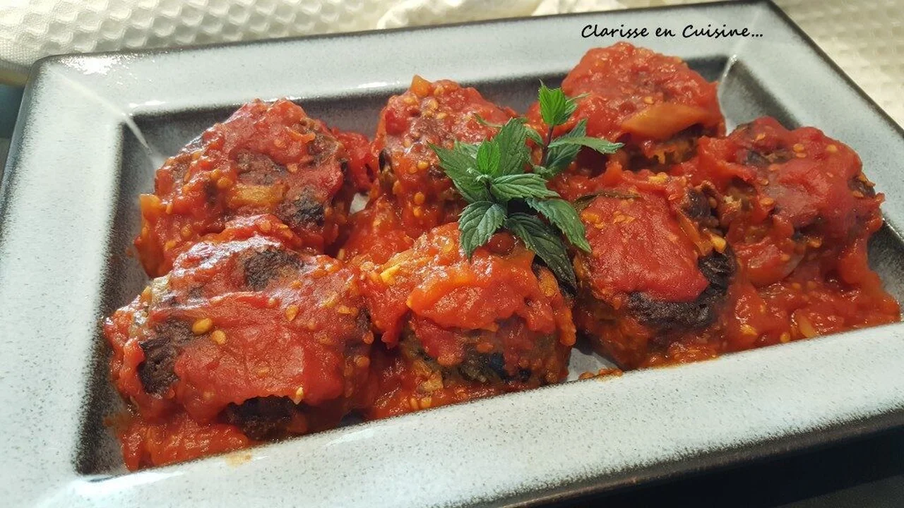 Boulettes d'aubergine à la parmigiana