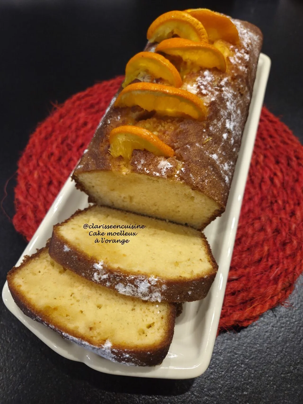Cake moelleux à l'orange