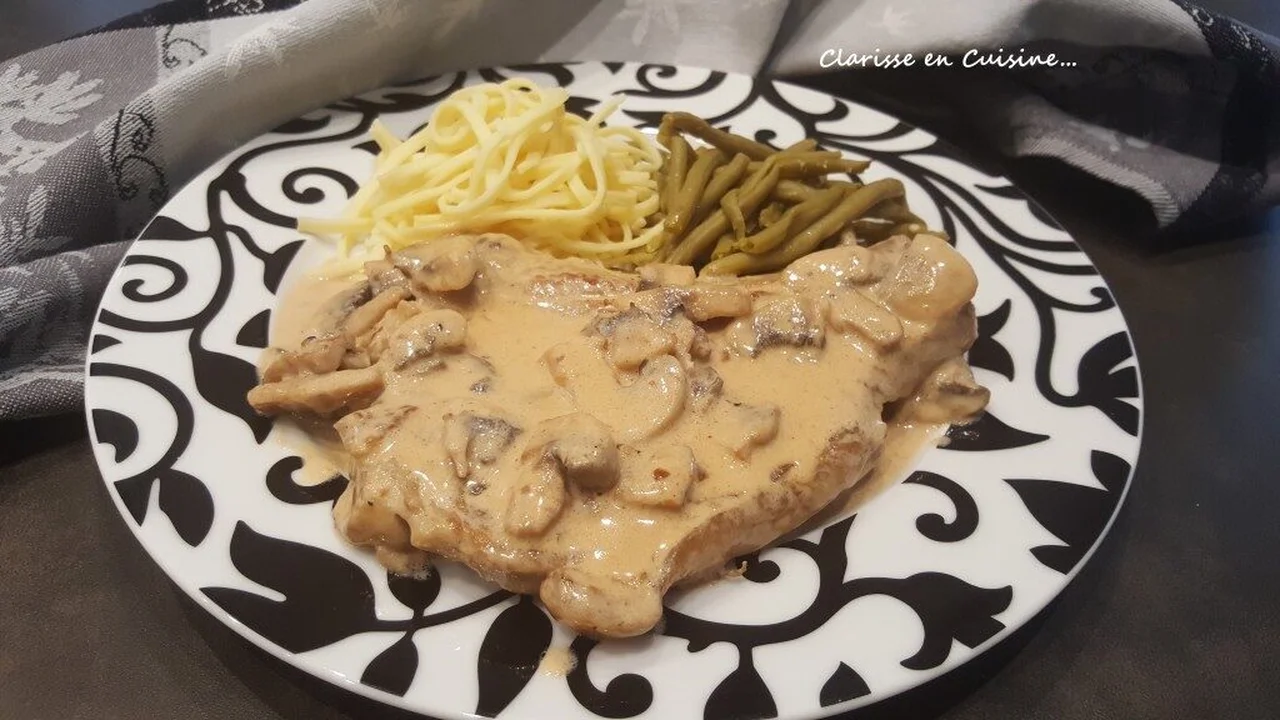 Côtes de veau crème parmesan et mascarpone