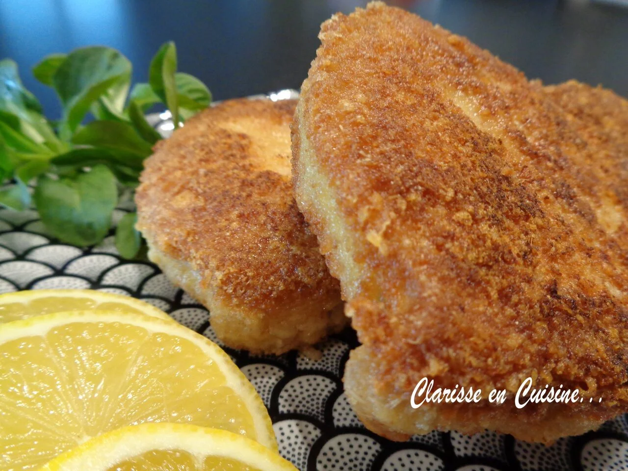Escalope en croûte de parmesan