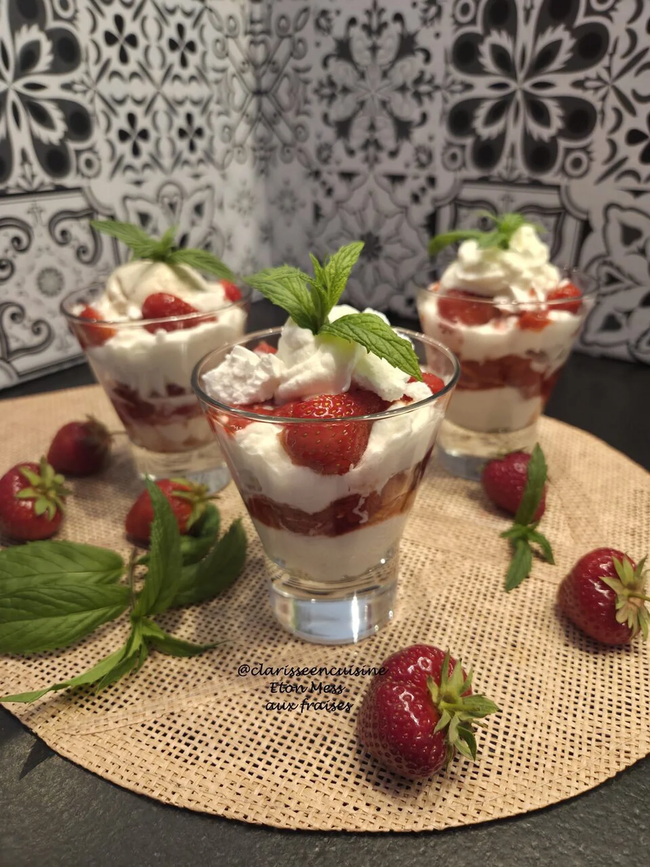 Eton Mess aux fraises