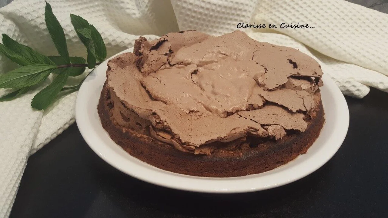 Gâteau au chocolat meringué