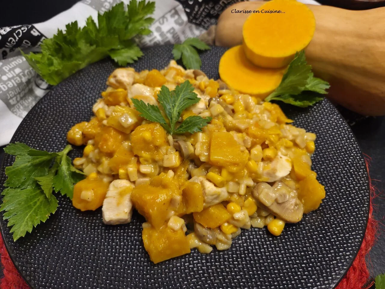 One pot de crozets butternut et poulet