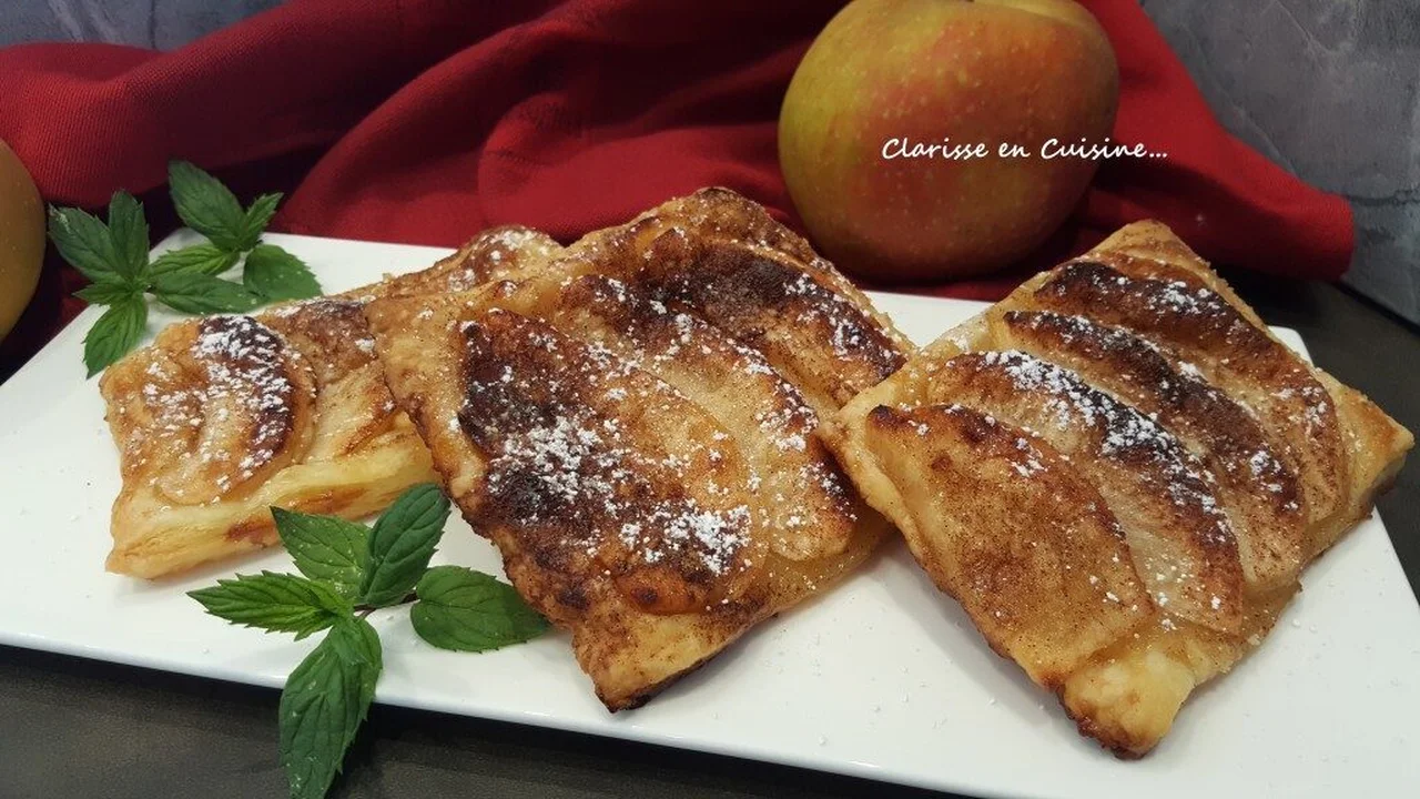 Tartelettes fines feuilletées aux pommes