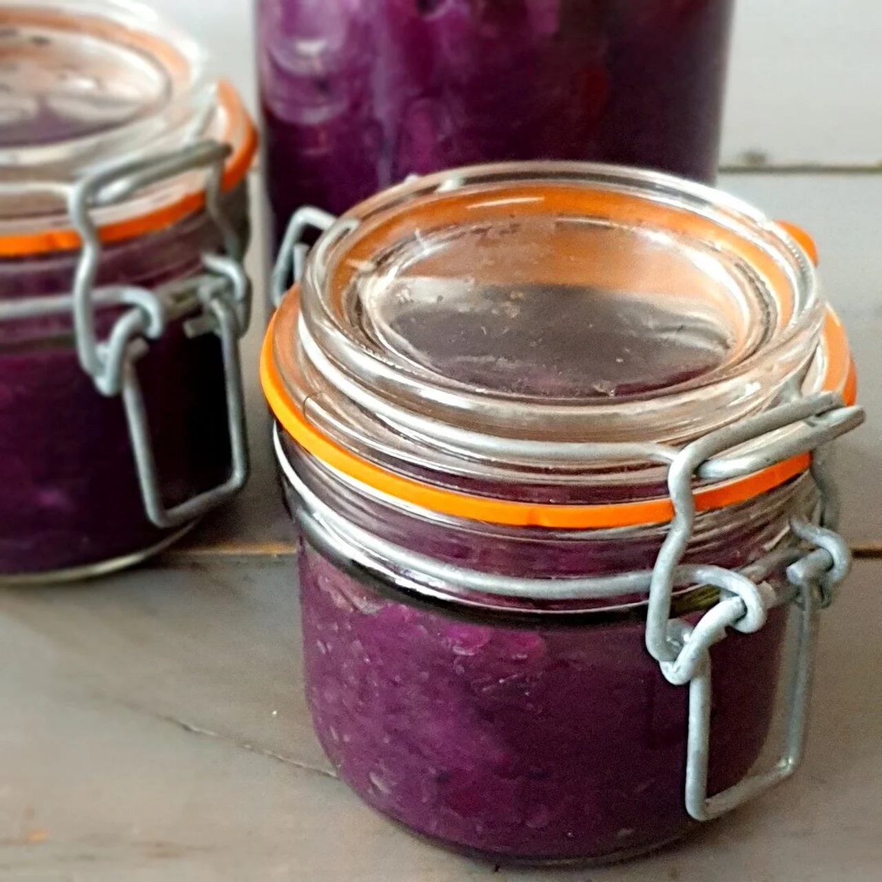 Chou rouge en lacto-fermentation