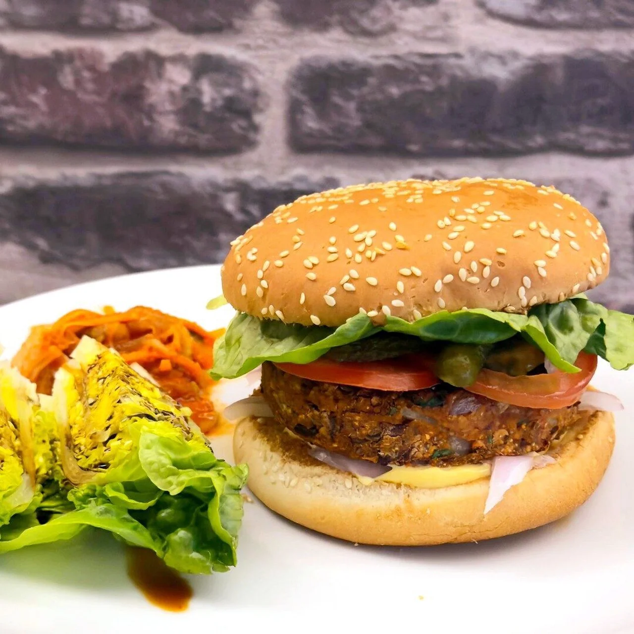 Burger au steak de haricots rouges
