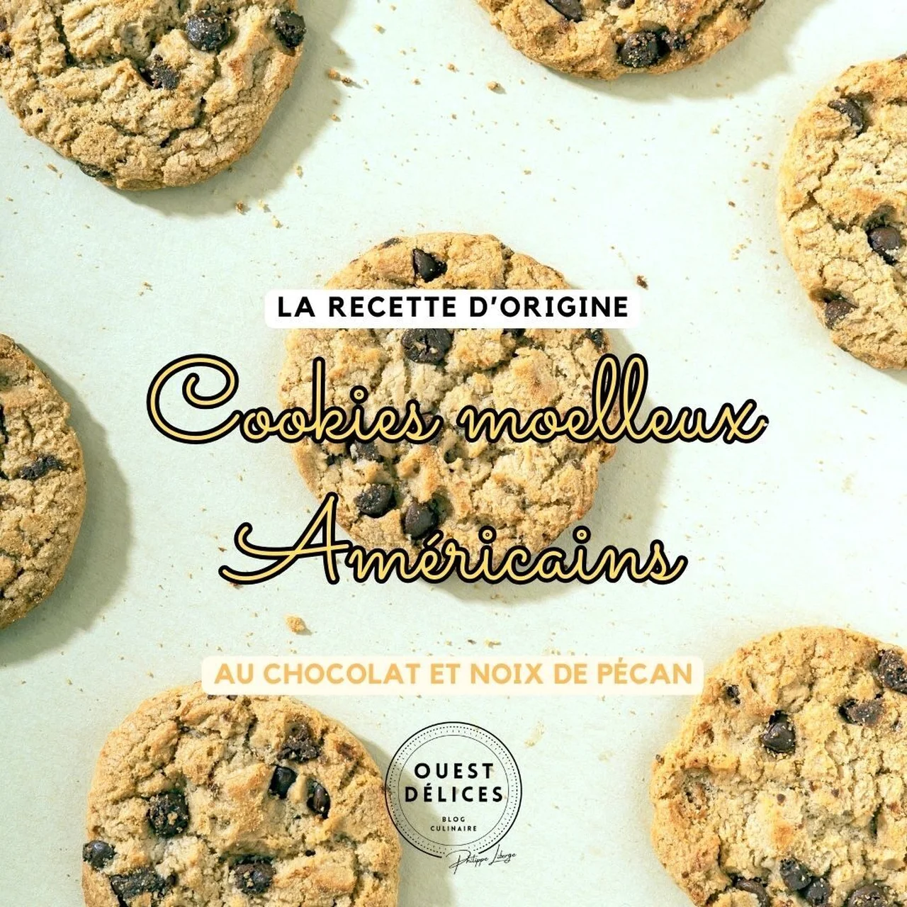 Cookies moelleux américains