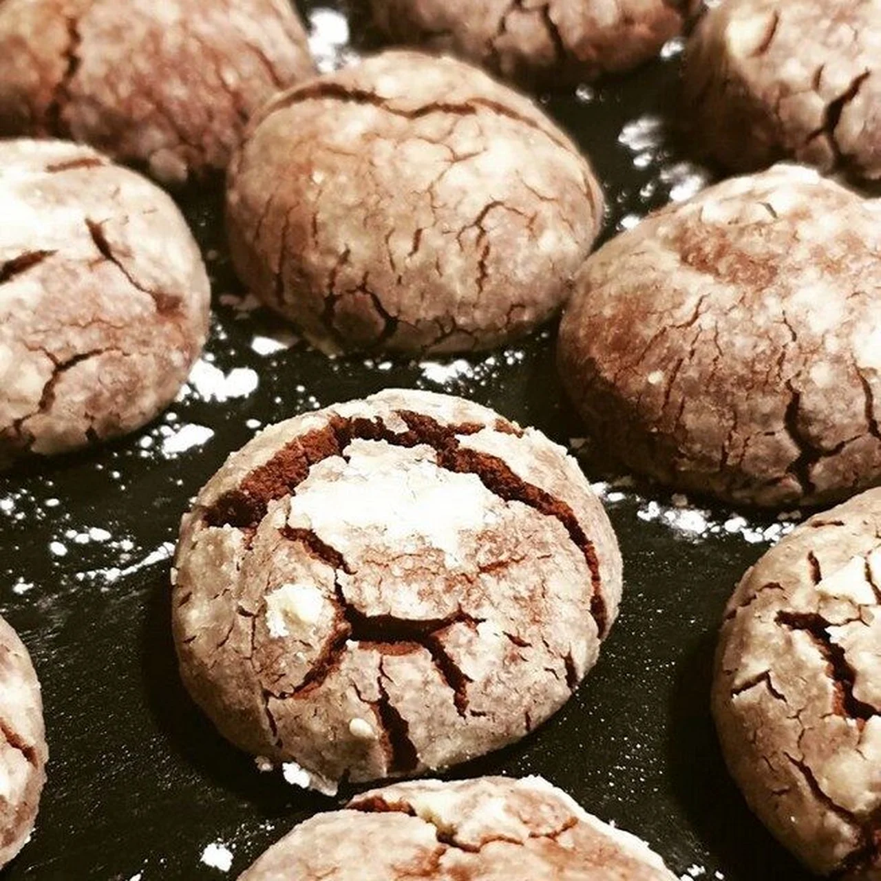 Crinkles au chocolat