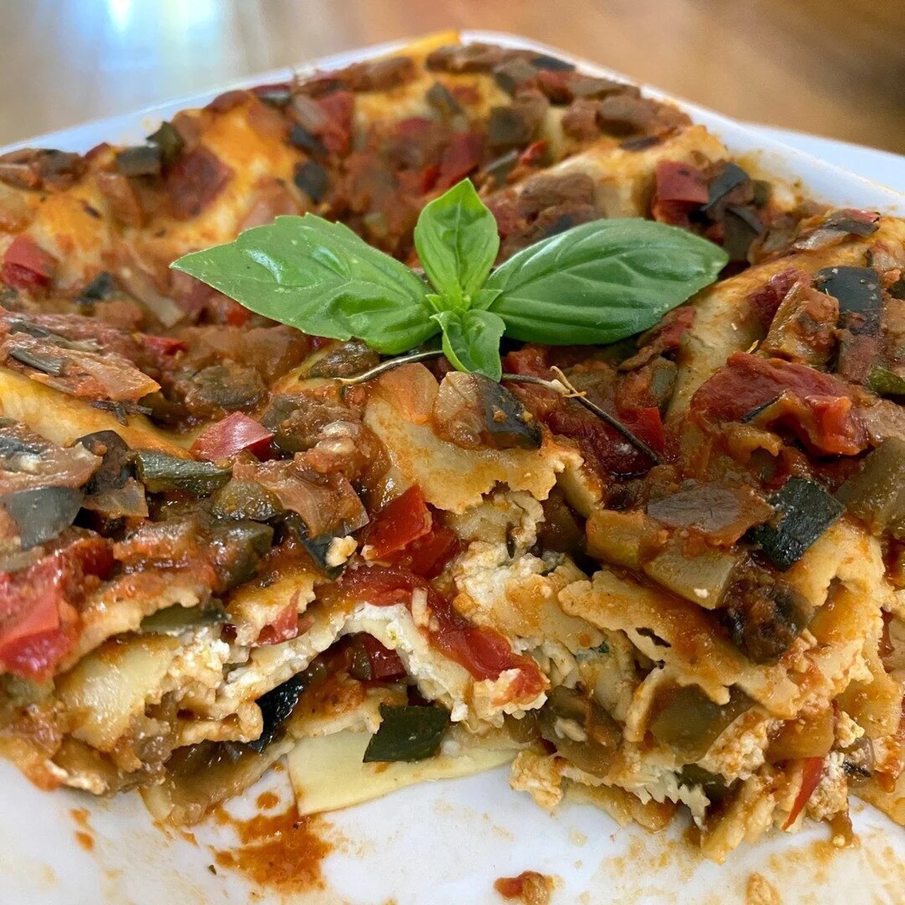 Lasagnes de légumes d'été