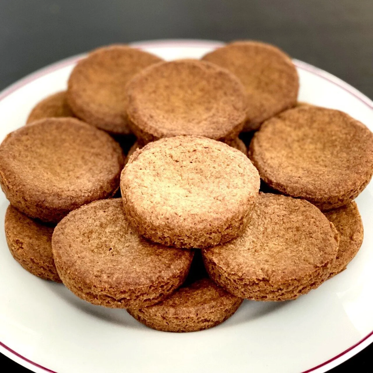 Palets sablés bretons sarrasin et sucre de coco