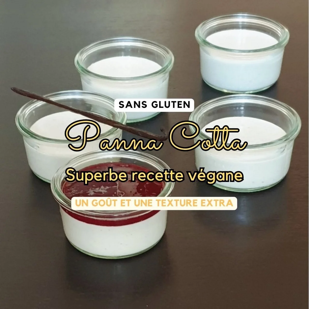 Panna cotta vegan