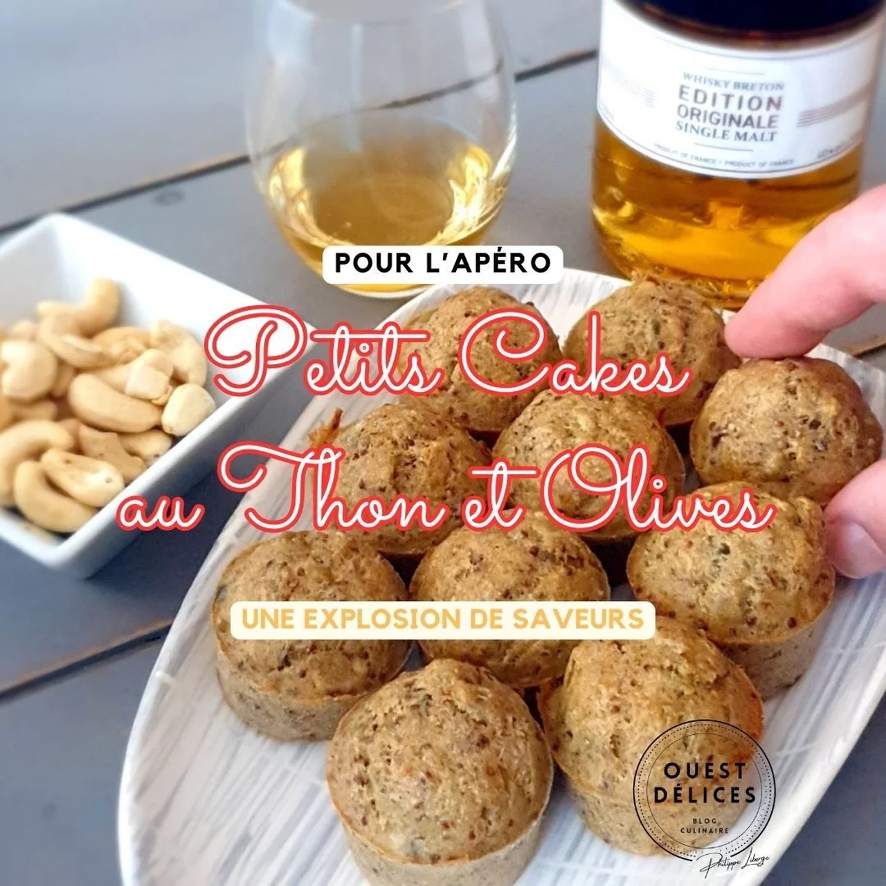 Petits cakes au thon et olives