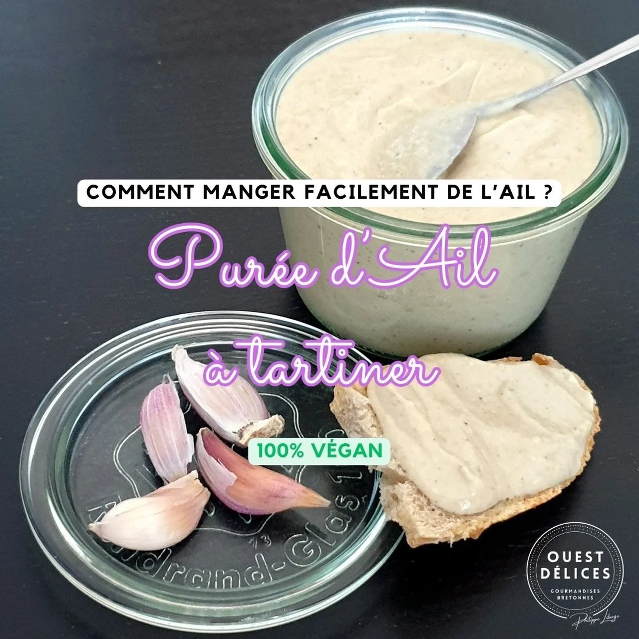 Purée d'ail pour tartinades