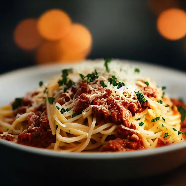 Spaghetti bolognaise à l'italienne