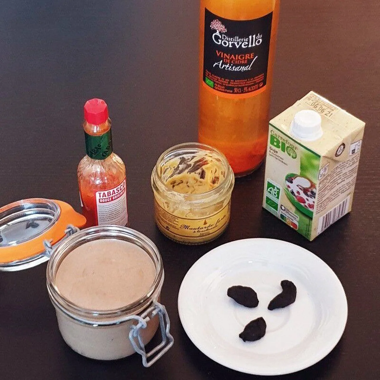 Vinaigrette légère à l'ail noir