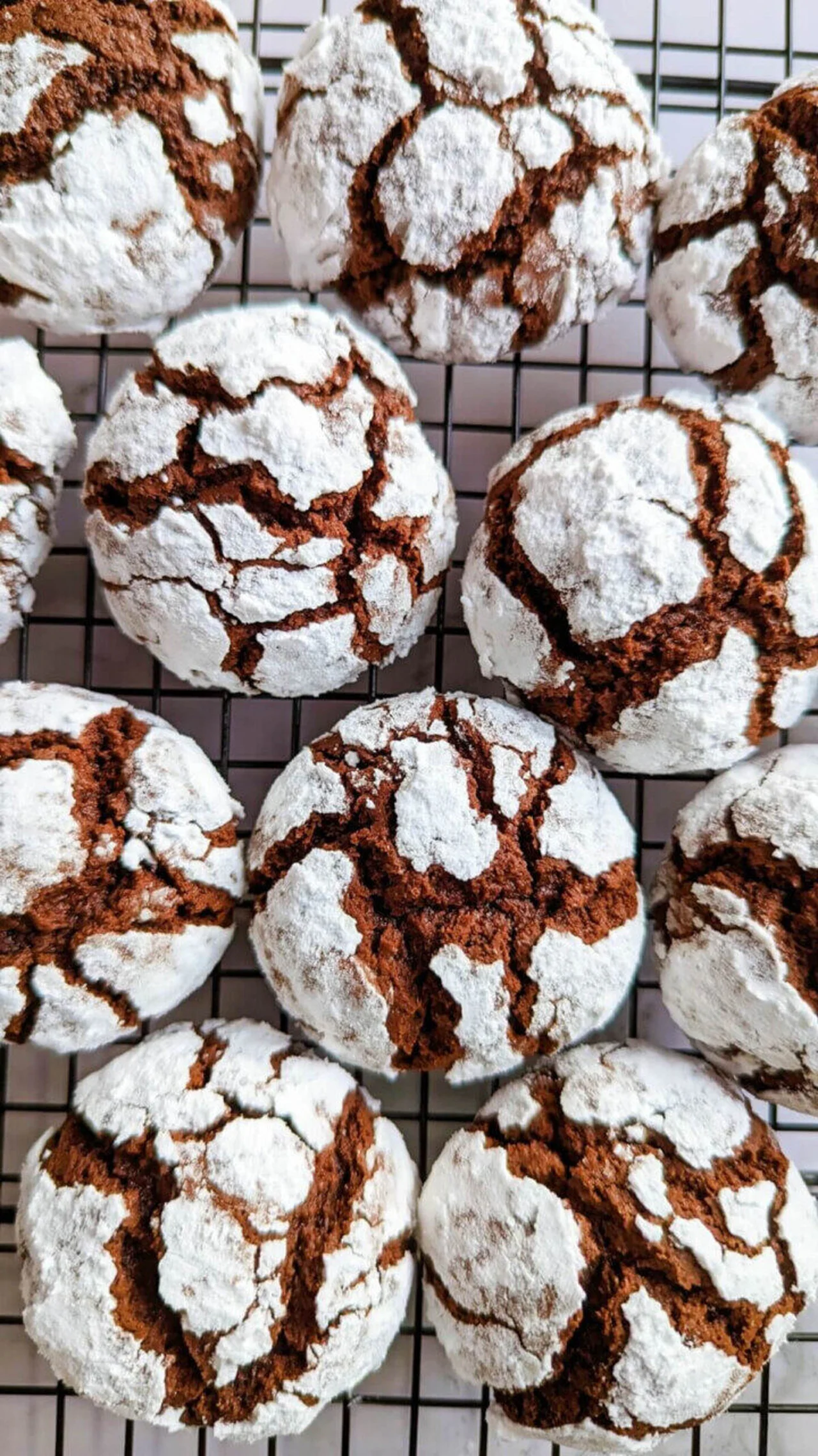 Les meilleurs crinkles au chocolat