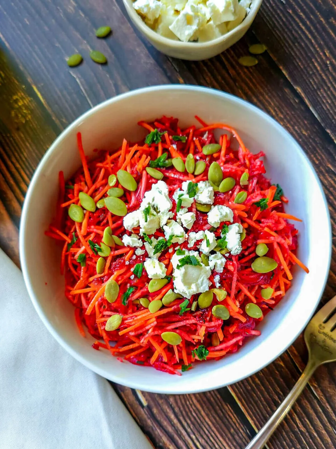 Salade betterave carotte pomme