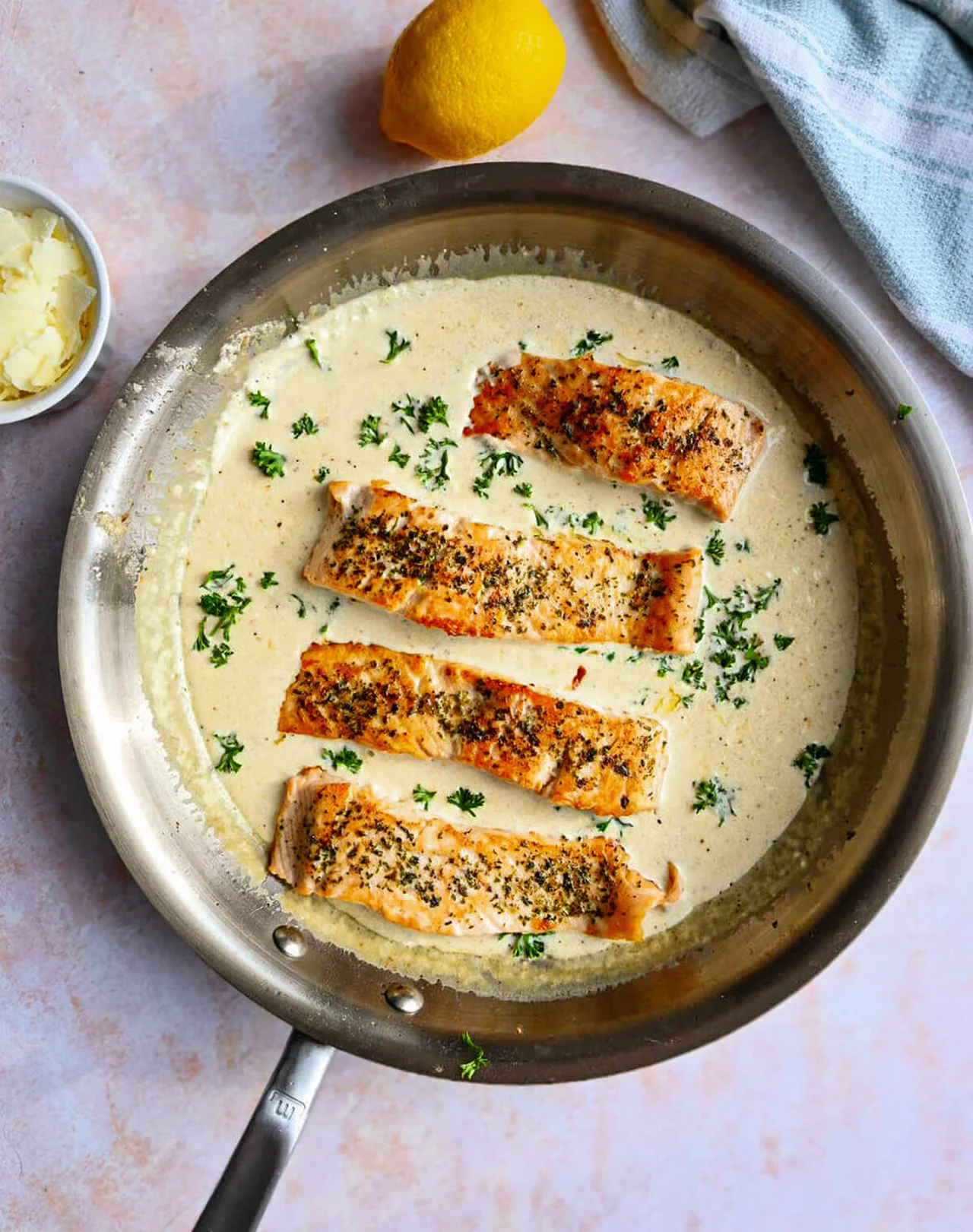 Saumon à la crème façon marie-moi