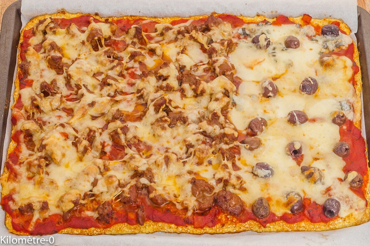 Pizza de chou-fleur pour tous les goûts