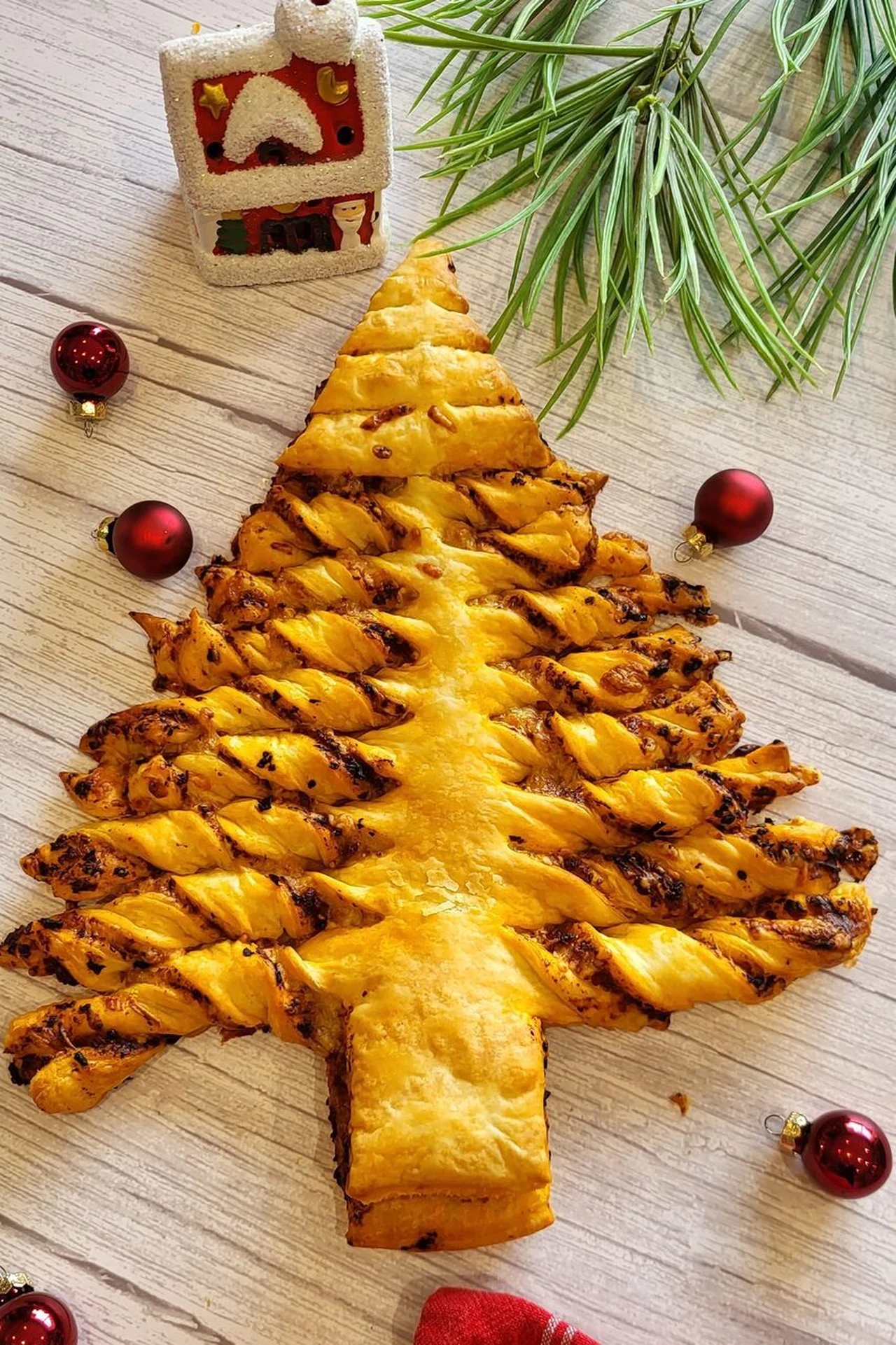 Sapin feuilleté express de Noël