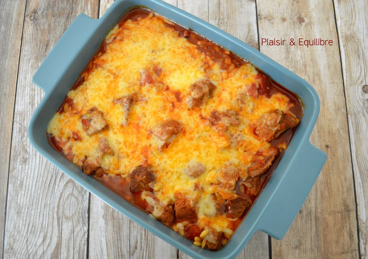 Gratin d'agneau grec Youvetsi