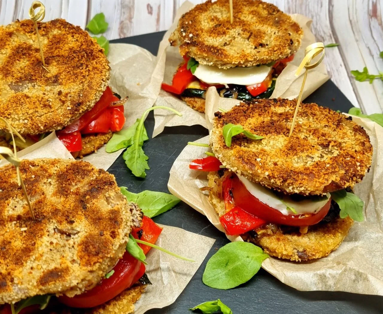 Ratatouille burger
