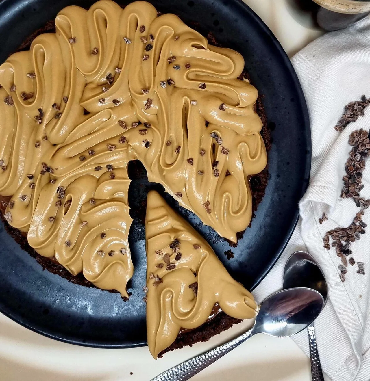 Tarte choco café
