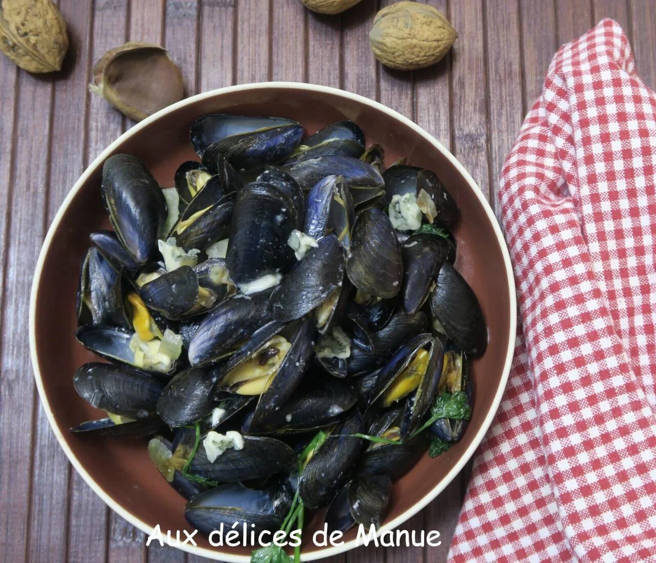 Moules au Roquefort