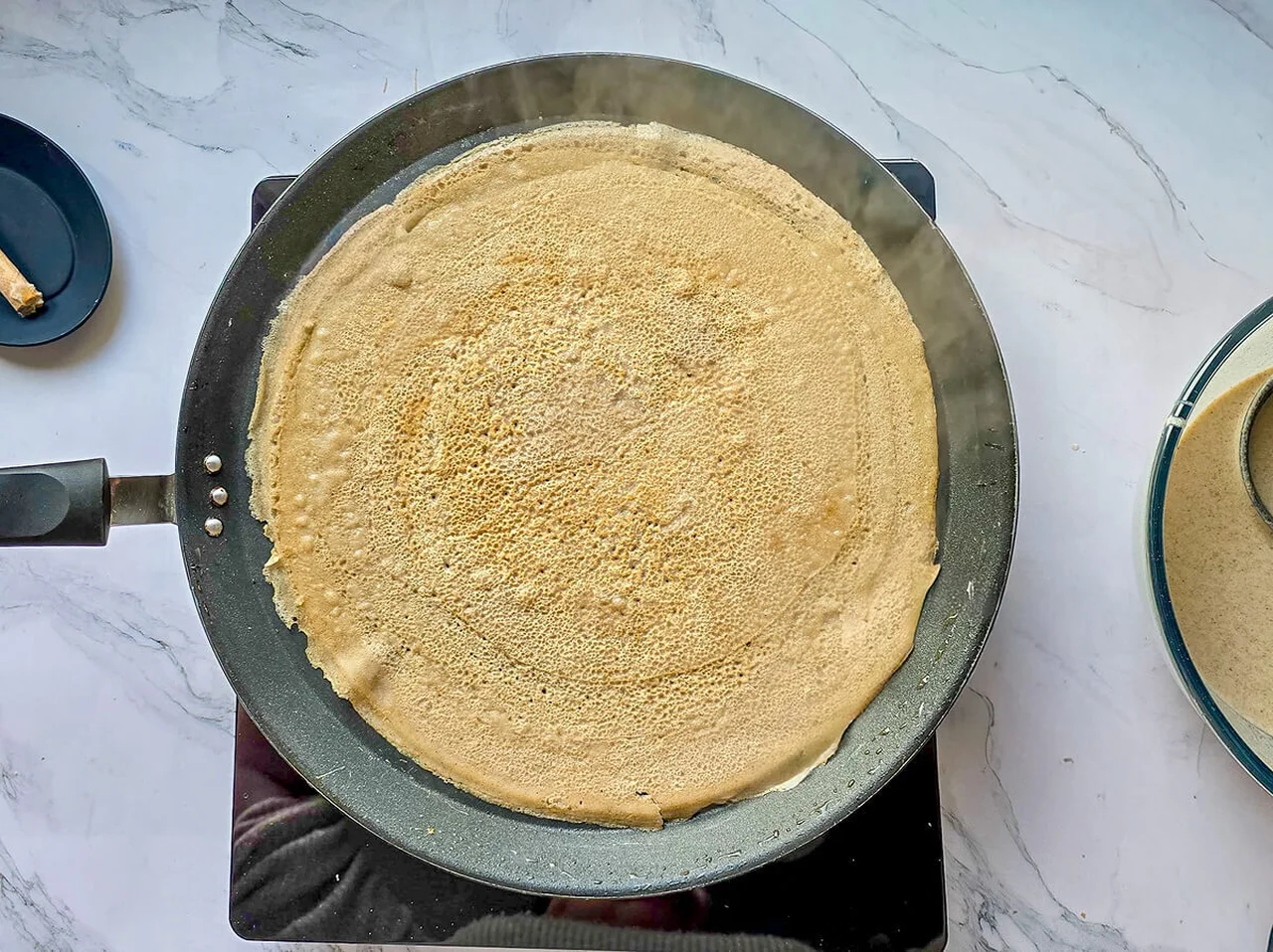 Pâte à crêpes au sarrasin