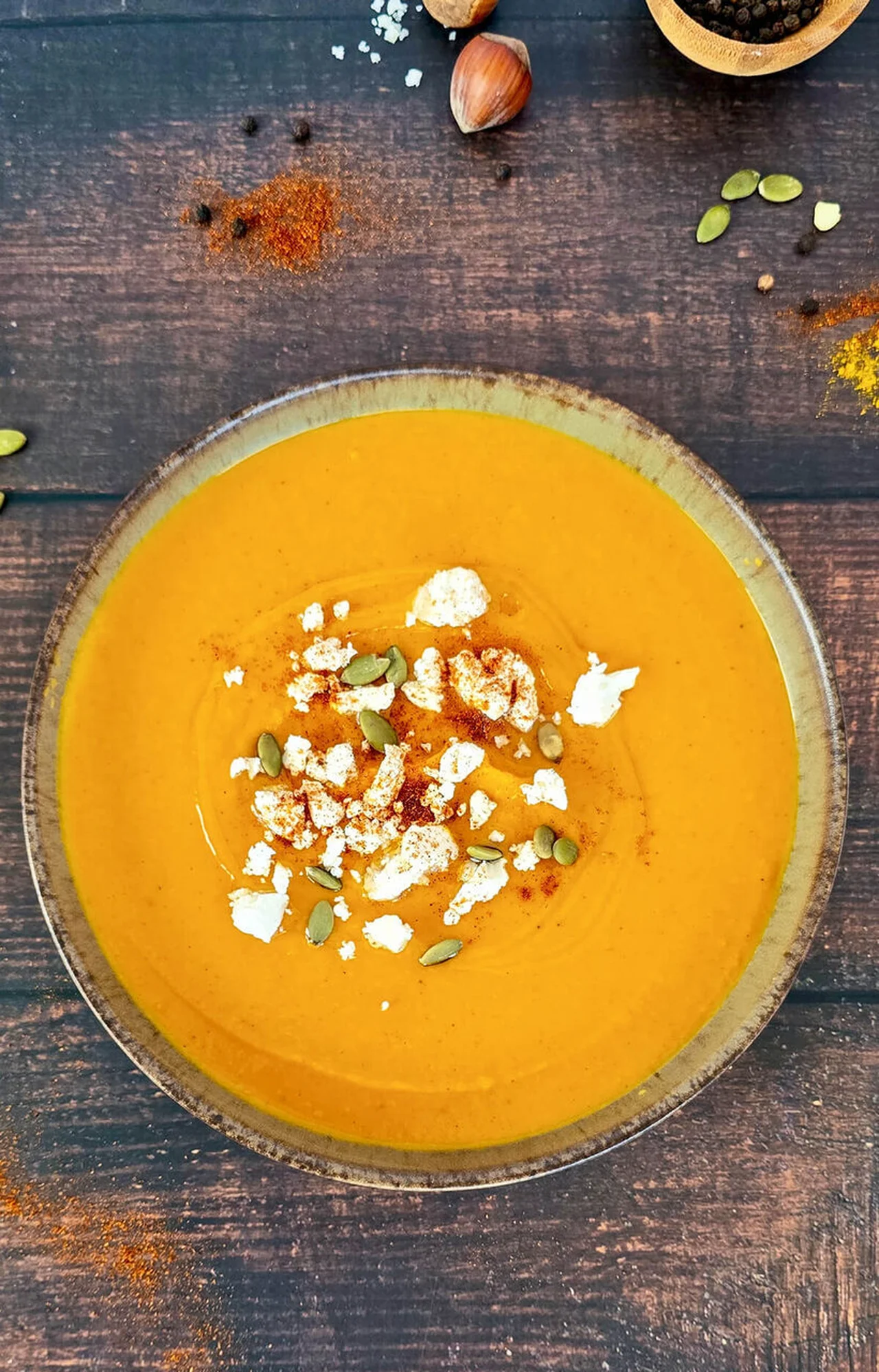 Velouté butternut patates douces