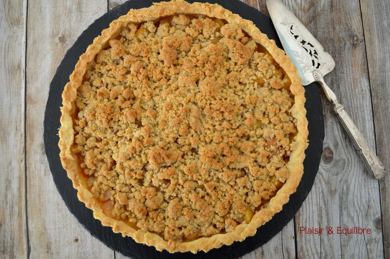 Tarte crumble aux pommes
