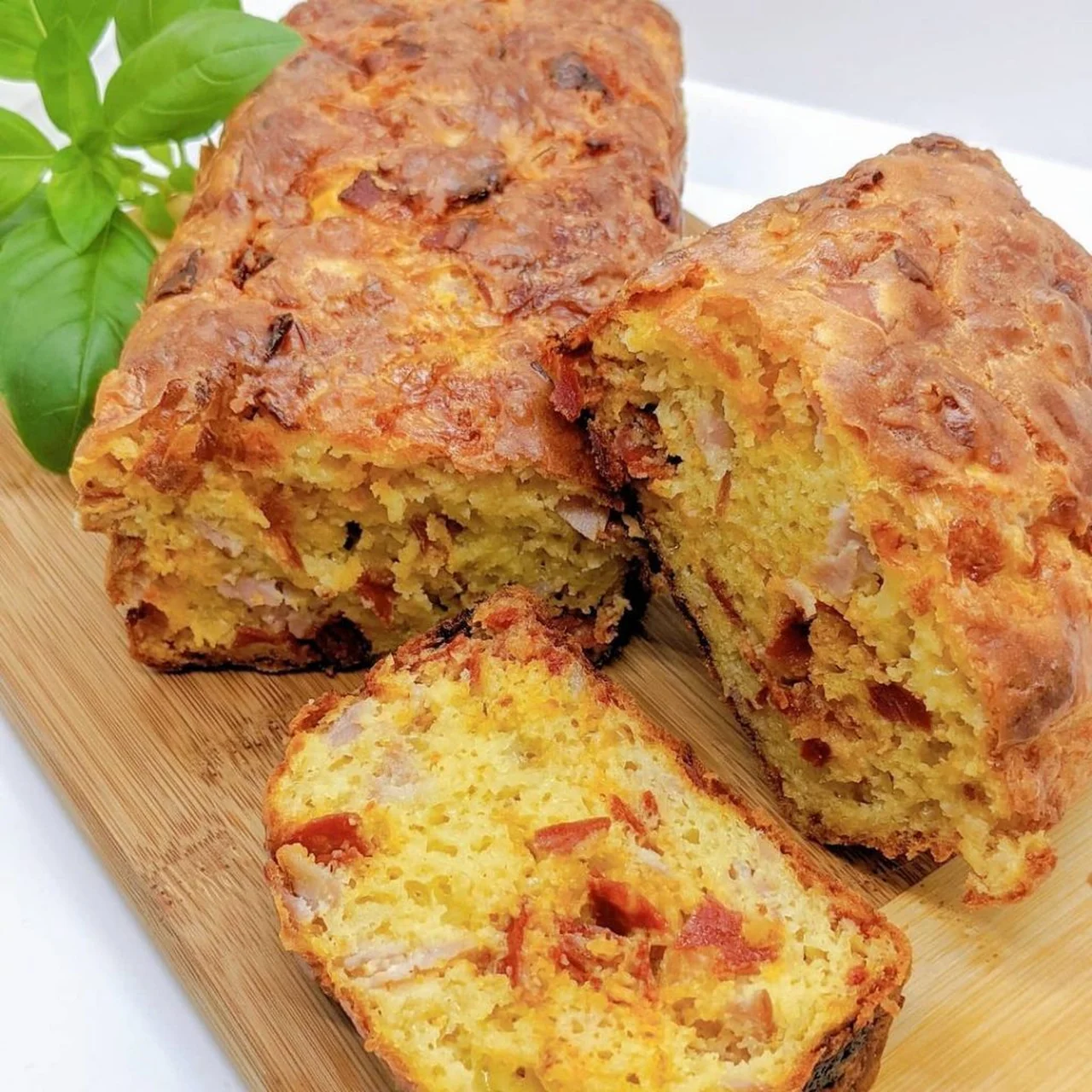 Cake au chorizo bacon