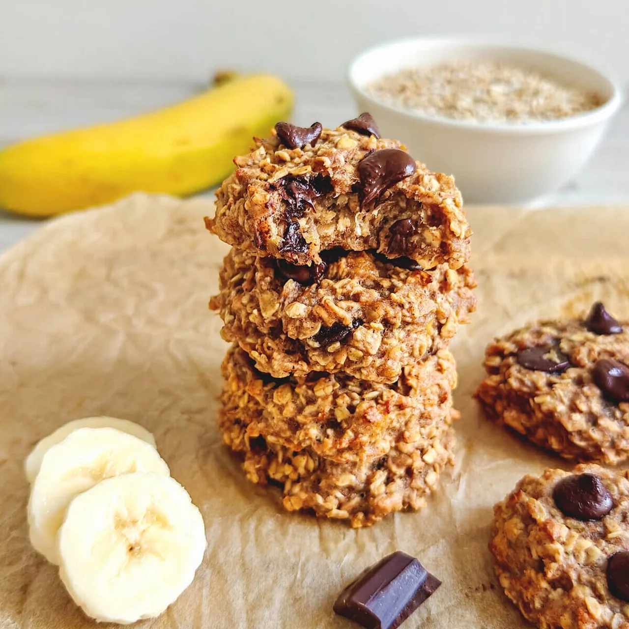 Cookies avoine banane
