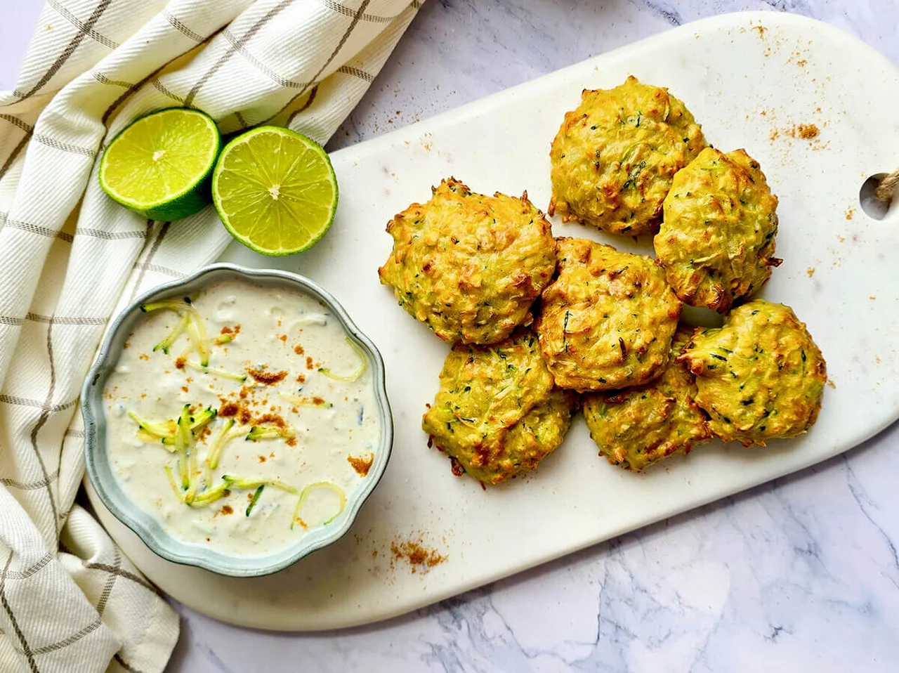 Galettes de courgettes lentilles