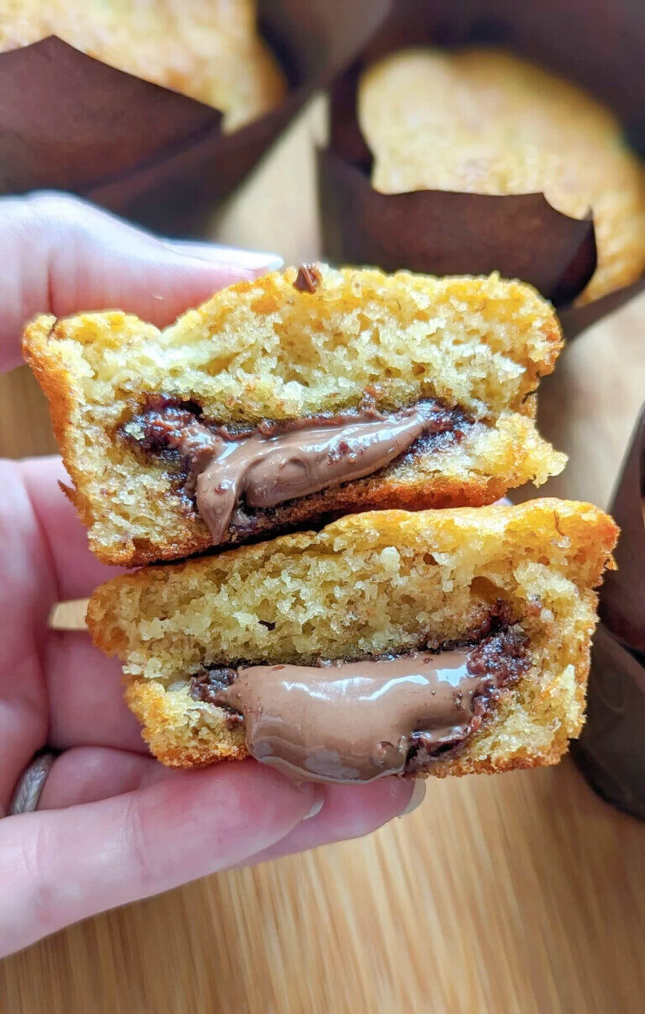 Muffins moelleux Nutella-bananes