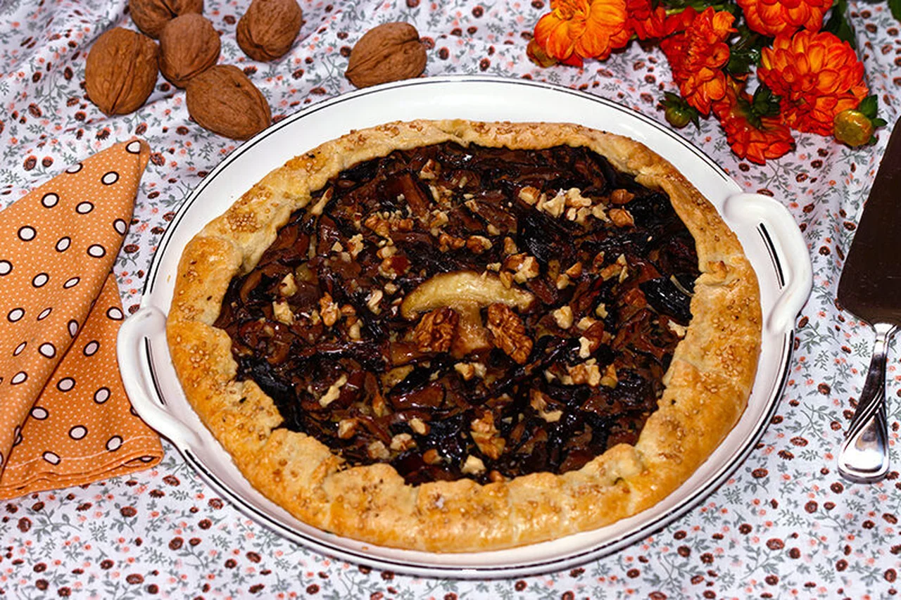 Tarte rustique forestière