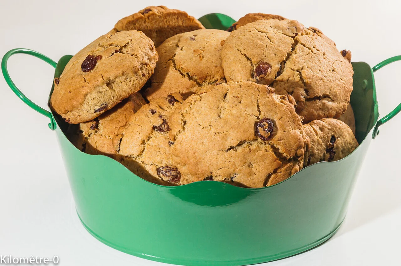 Cookies aux raisins secs