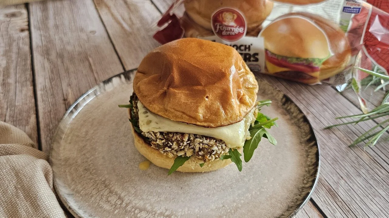 Burger veggie aux steaks de lentilles