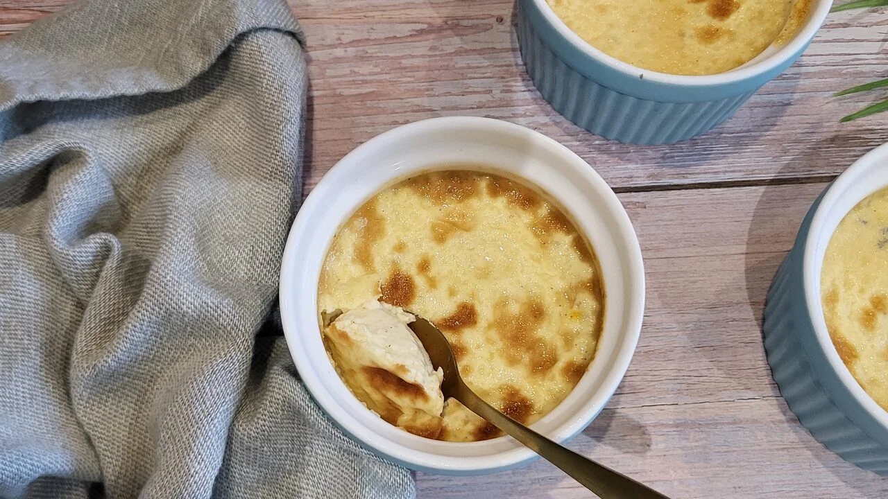 Crèmes aux oeufs à l'Air fryer