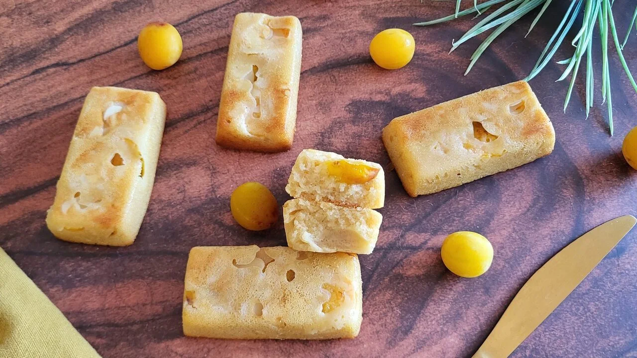 Mini cakes amande et mirabelles