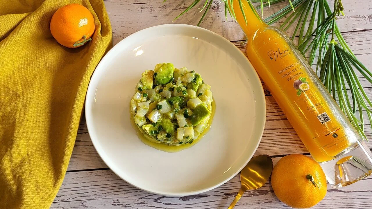 Tartare de saint-jacques à l'avocat