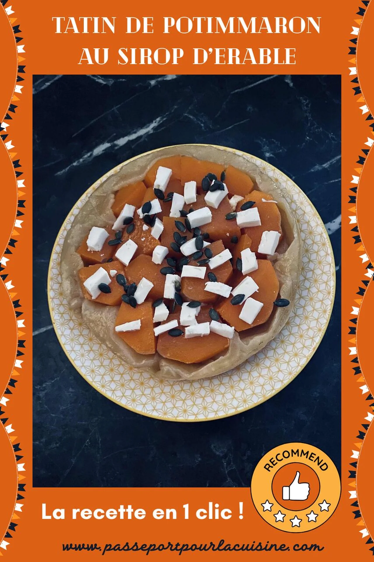 Tatin de potimarron au sirop d'érable