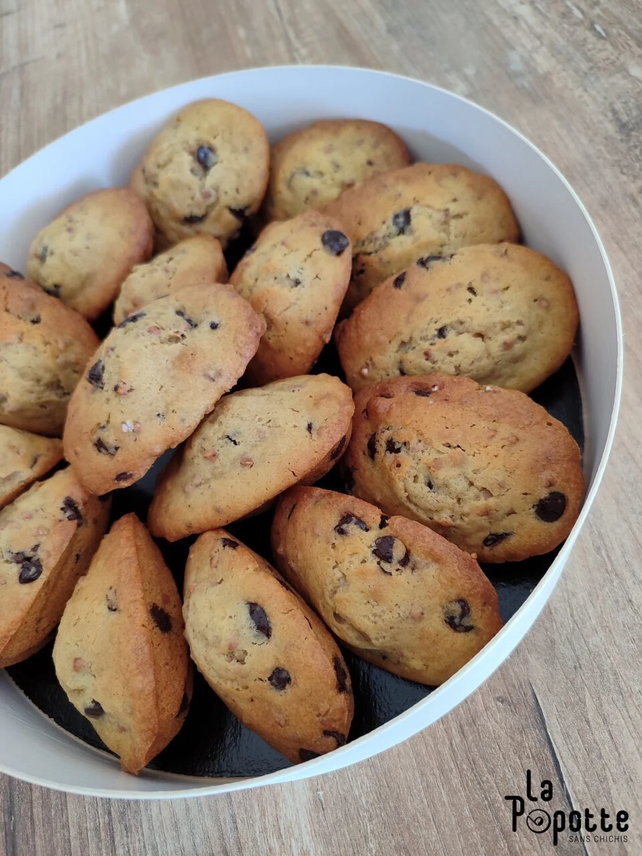 Madeleine pépite de chocolat kasha