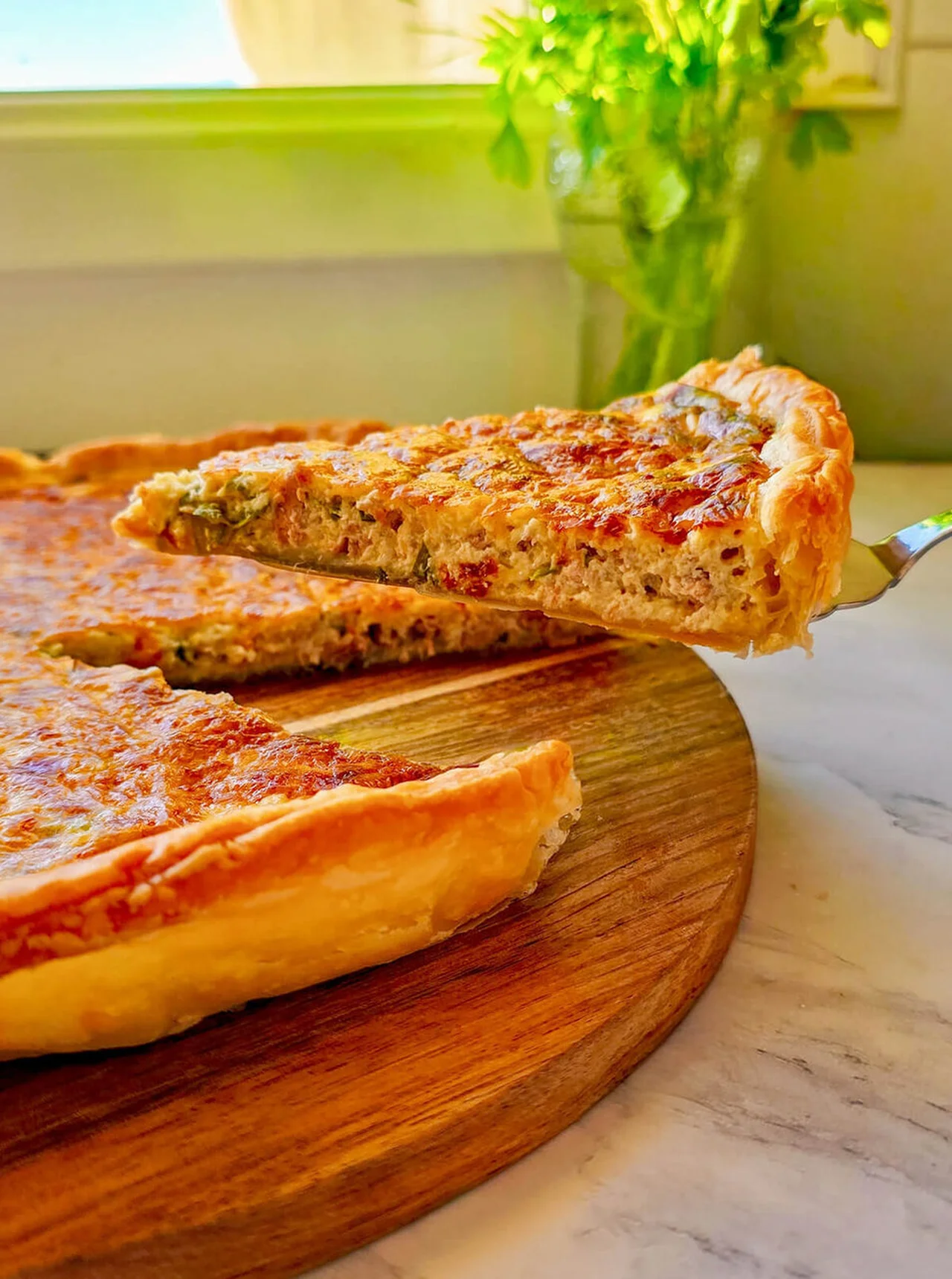 Quiche au thon gourmande