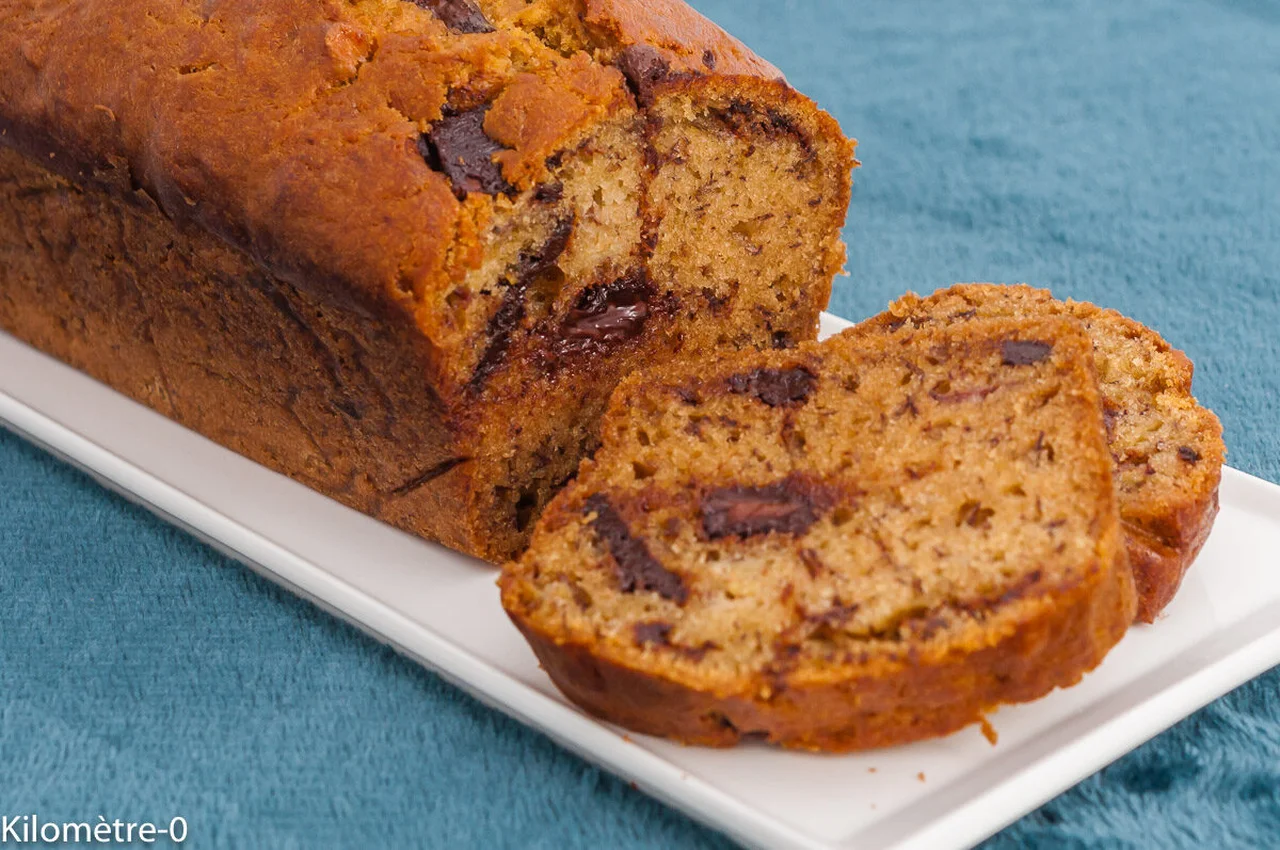 Cake bananes chocolat