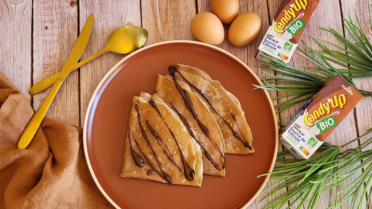 Crêpes au Candy Up chocolat