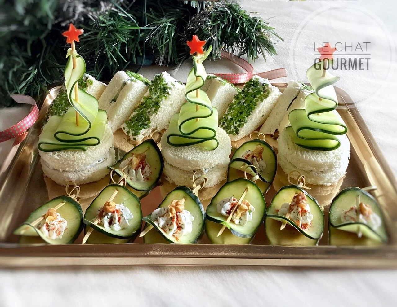 Amuse-bouches au concombre